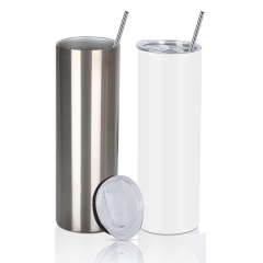 Wholesale 20Oz Straight Insulated Double Wall Coffee Stainless Steel Cup Blank Sublimation Tumbler