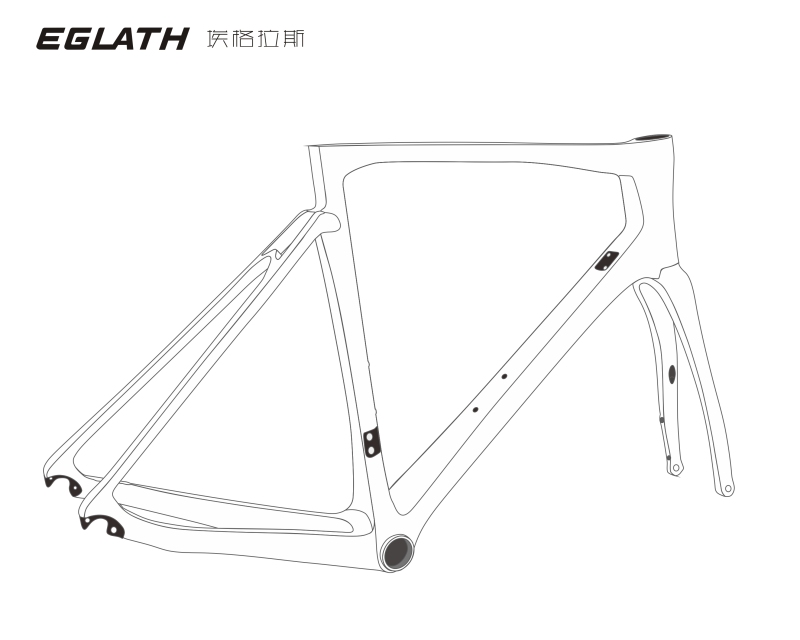 ELVES Eglath Pro UCI Disc Road Framesets, all-rounder, Carbon Disc Road Framesets