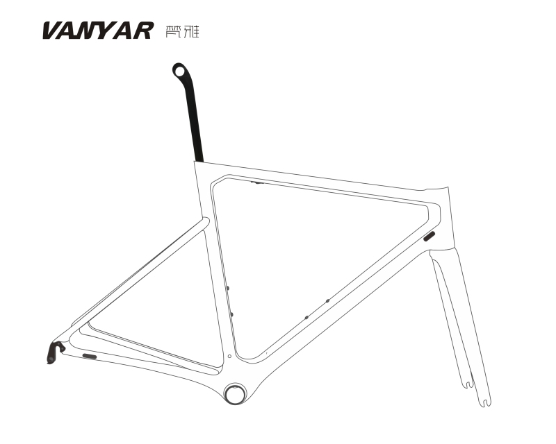 ELVES Vanyar UCI Carbon SuperLight Road Rim Brake Framesets