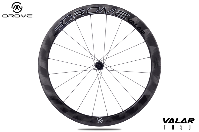 OROME VALAR TH50 Carbon Road Rim Brake Wheelsets, Rim Brake Carbon Wheels. Superlight Carbon Rim Brake Wheelsets