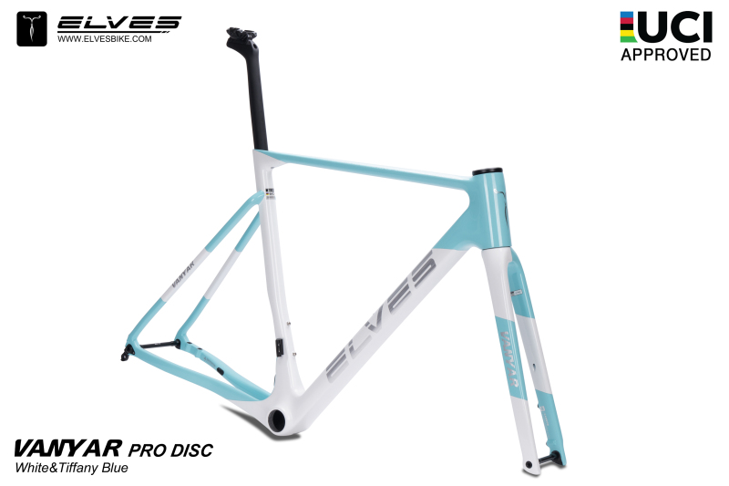 UCI Approved, ELVES Vanyar Pro Disc Road Framesets, Superlight  Full Carbon Disc Road Frame