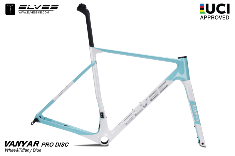 UCI Approved, ELVES Vanyar Pro Disc Road Framesets, Superlight  Full Carbon Disc Road Frame