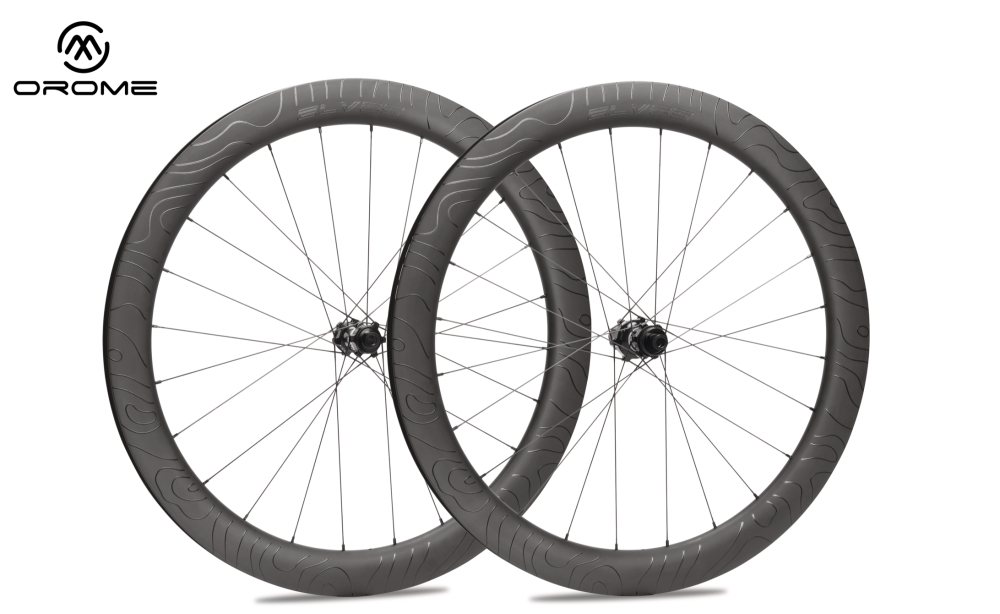 ELVES OROME SA Series Custom Painted Carbon Road Disc Wheelset