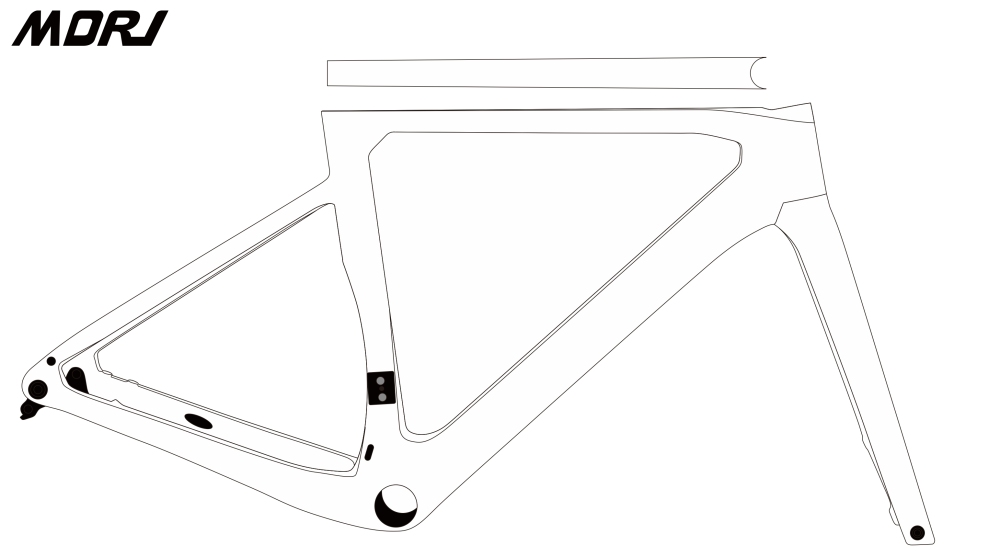 ELVES MORI AEROX CARBON AERO GRAVEL DISC FRAMESETS