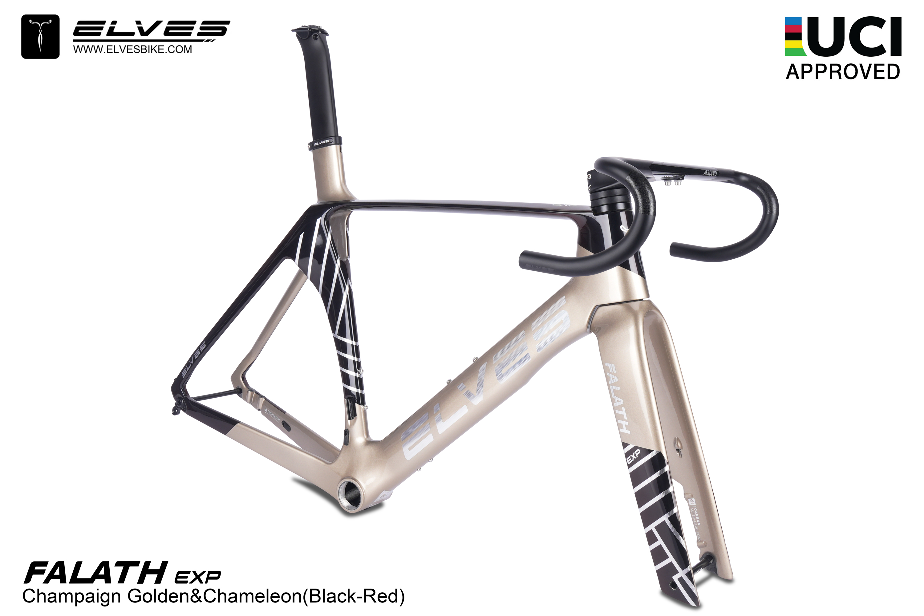 ELVES FALATH EXP 
フレーム ELVES Falath EXP Carbon Road Disc Framesets UCI Approved