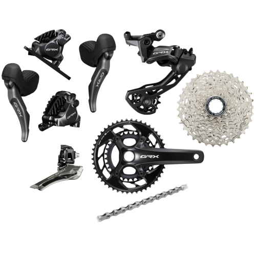 Shimano GRX RX820 Gravel Mechanical Groupset - 2x12(without rotors and BB) (Please note: Sold exclusively with Elves frames; not sold separately)