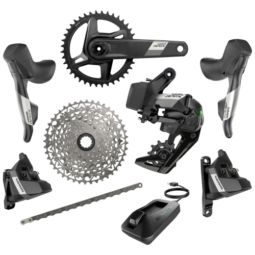 SRAM Apex Gravel Bike Groupset - XPLR | AXS | 1x12-speed (without rotors and BB)(Please note: Sold exclusively with Elves frames; not sold separately)