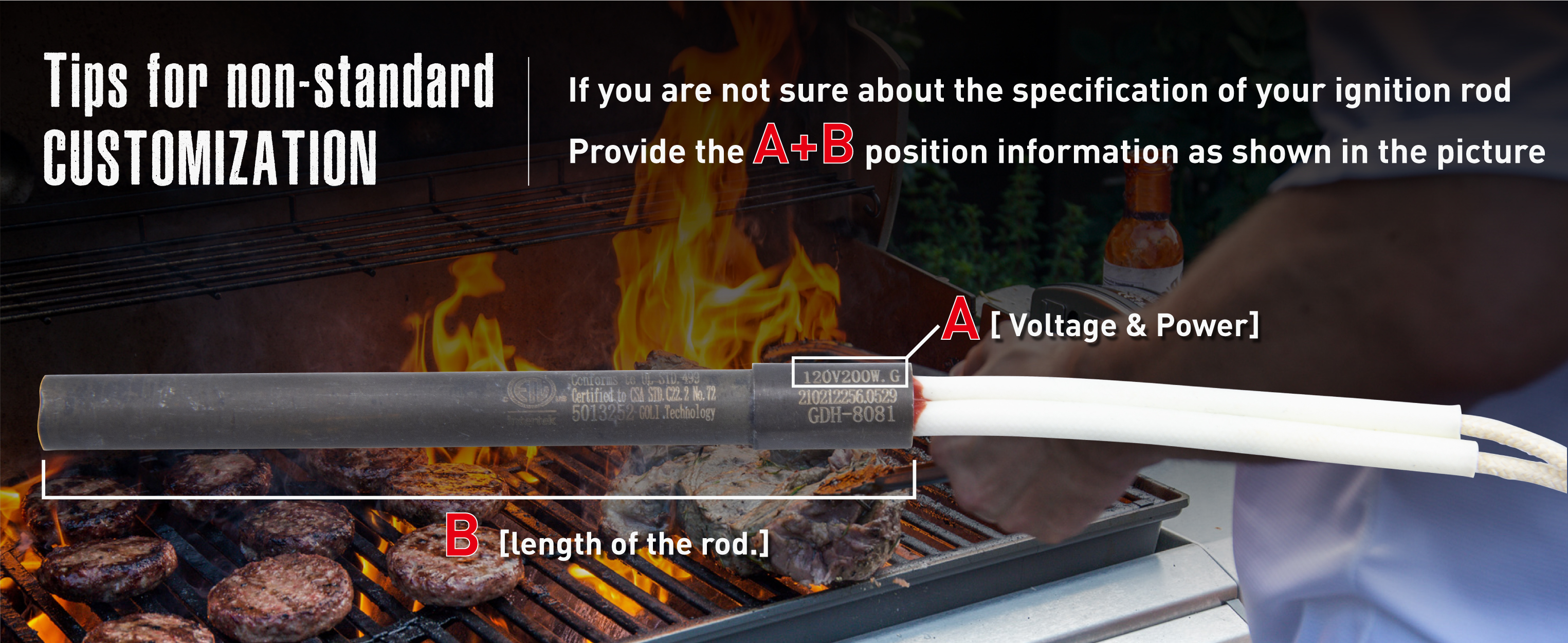 90S Ignition Time Pit Boss Official Silicon Nitride Hot Rod Igniter Pellet Grill