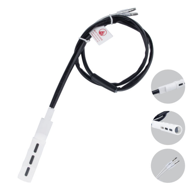 HEATFOUDNER 12 V Silicon Nitride Hot Rod Igniter for Pitboss Traeger Camp Chef 100% Replacement Ignition Part Replacement of Metal Ignition Durable Ignitor for Pellet Grills Heating Element Hot Rod