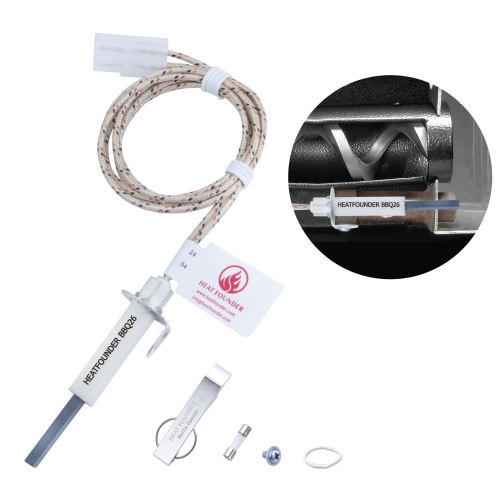 90S Ignition Time Mini Silicon Nitride Hot Rod Igniter Pellet Grill Igniter Replacement Fits Pitboss, Traeger & Camp Chef Official Recommended Heating Element Hot Rod For Pellet Grills