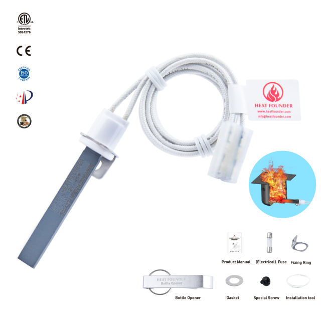 90S Ignition Time Pit Boss Official Recommended Silicon Nitride Hot Rod Igniter Pellet Grill Igniter Rod For Pitboss Camp Chef 100% Pit Boss Igniter Replacement HEATFOUNDER Hot Rod Igniter