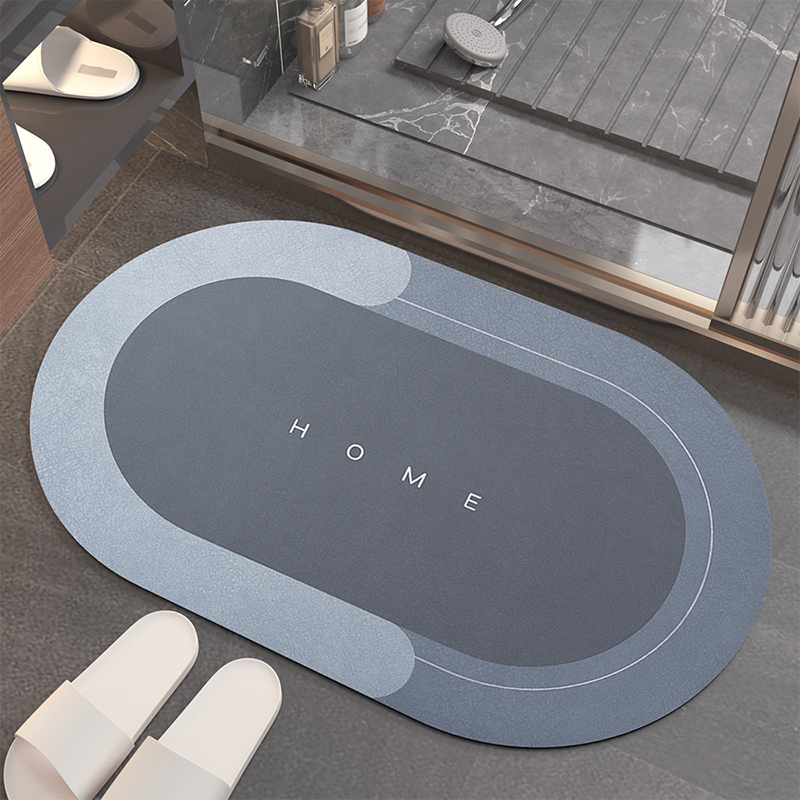Matorino -Bath Mat Rug, Super Absorbent Floor Mats, Quick-Drying Bathroom Carpets, Super Absorbent Living Room Large Carpet, Rubber Non-Slip Bottom, Easy to Clean, Simple Bathroom Kitchen Doormat