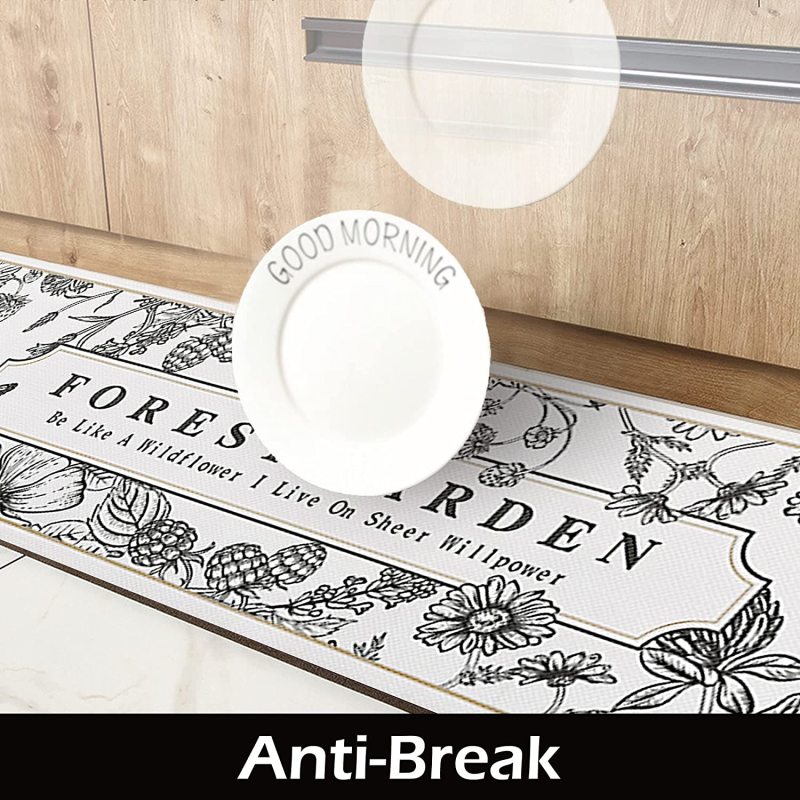 Matorino - Set of 2 Anti Fatigue Kitchen mats,Non Slip Memory Foam Cushioned Rugs,Waterproof Floor Mat for Kitchen,Floor, Home,Laundry Room,17"x29"+17"x59"