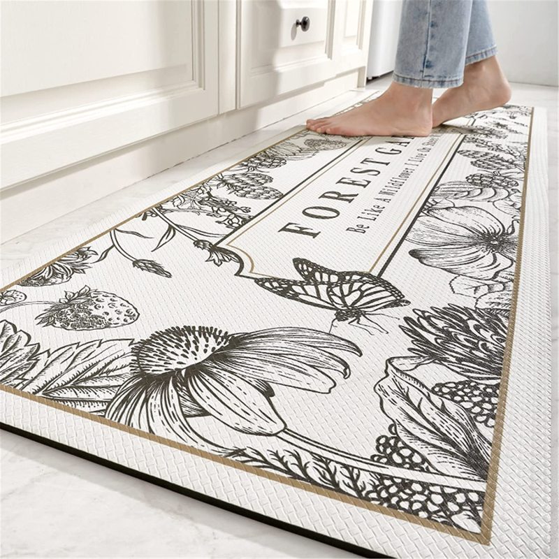 Matorino - Set of 2 Anti Fatigue Kitchen mats,Non Slip Memory Foam Cushioned Rugs,Waterproof Floor Mat for Kitchen,Floor, Home,Laundry Room,17"x29"+17"x59"