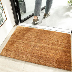 Matorino - Natural Coco Coir Plain Door Mat with Heavy Duty Backing, Thick Durable Doormat for Indoor Outdoor Entrance, Traps Dirt and Moisture from Muddy Shoes, Easy to Clean, Spring Front Porch Entry Mats, Solid Home Décor