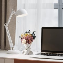 Matorino -Ceramic Face Vases, White Flower Vases for Decor, Modern Decorative Vase Centerpiece for Table Shelf Living Room Office Bedroom.