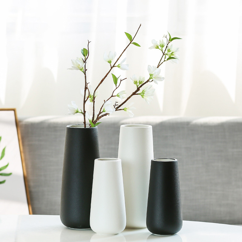 Matorino -Ceramic Flower Vase, Minimalist Design for Home Décor, Fireplace, Bedroom, Kitchen, Living Room, Centerpieces, Office Desk.