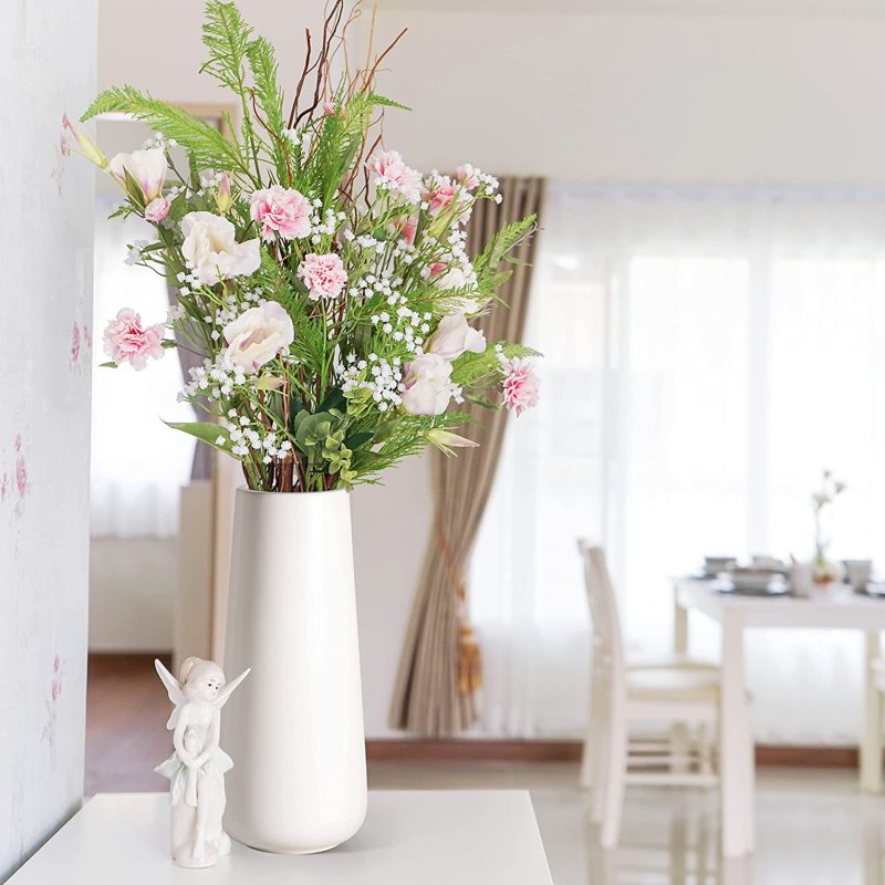 Matorino -Ceramic Flower Vase, Minimalist Design for Home Décor, Fireplace, Bedroom, Kitchen, Living Room, Centerpieces, Office Desk.