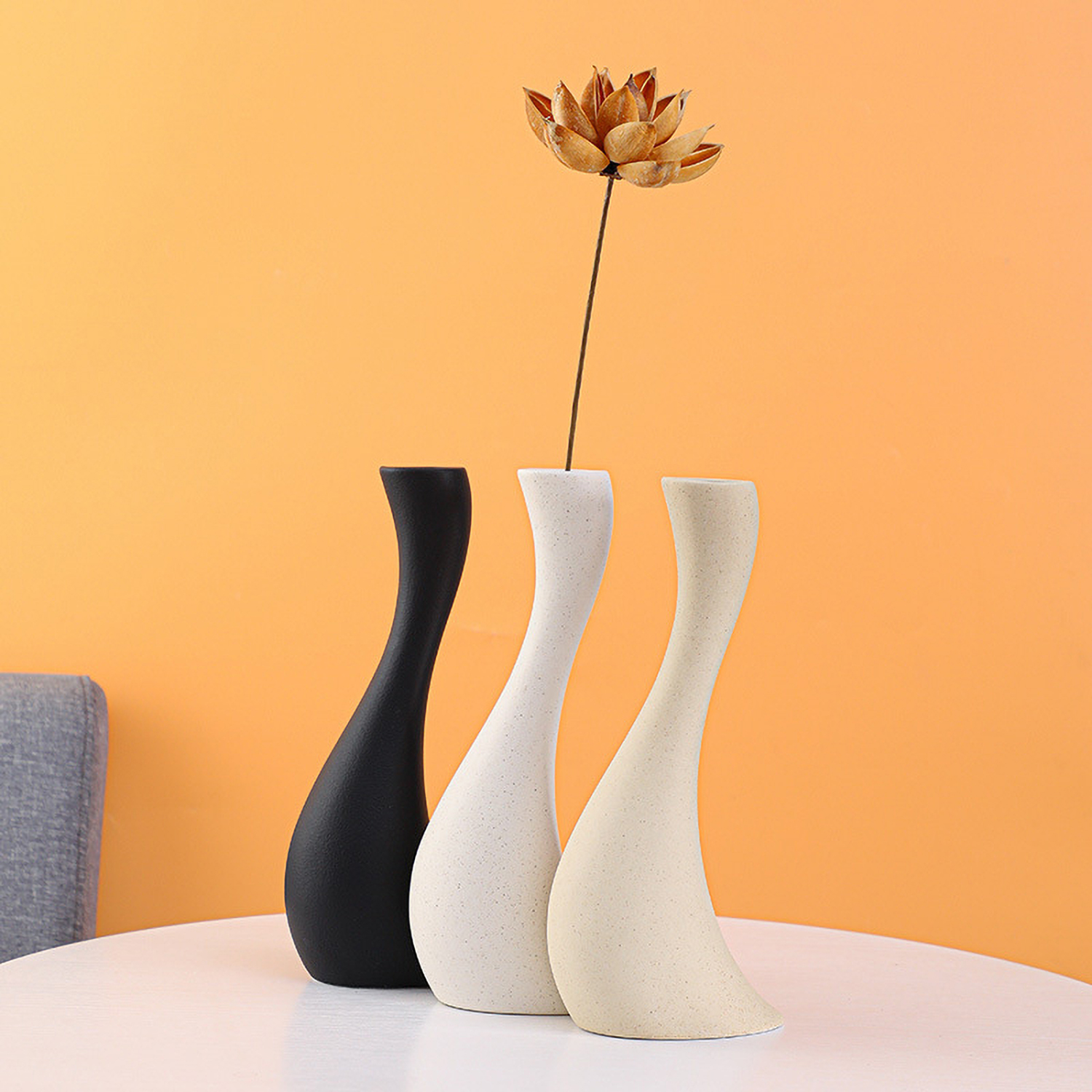 Matorino -Ceramic Vase - Flower Vase Minimalism Style for Modern