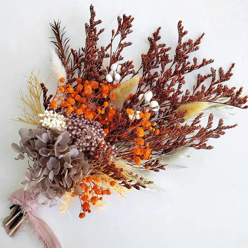 Matorino -Preserved Natural Bouquet, 25 stem Real Fresh Limonium Bellidifolium, Sea Lavender, Baby Breath Flowers, for Wedding Birthday, Home Décor, Gift, Rustic Holiday Décor.