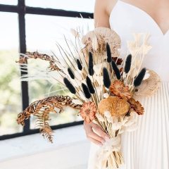 Matorino -Dried Lagurus ovatus, Boho Home Decor Bouquet, Dried Bunny Tails Pampas for Dried Flowers Arrangements Wedding Bathroom Home Decor.