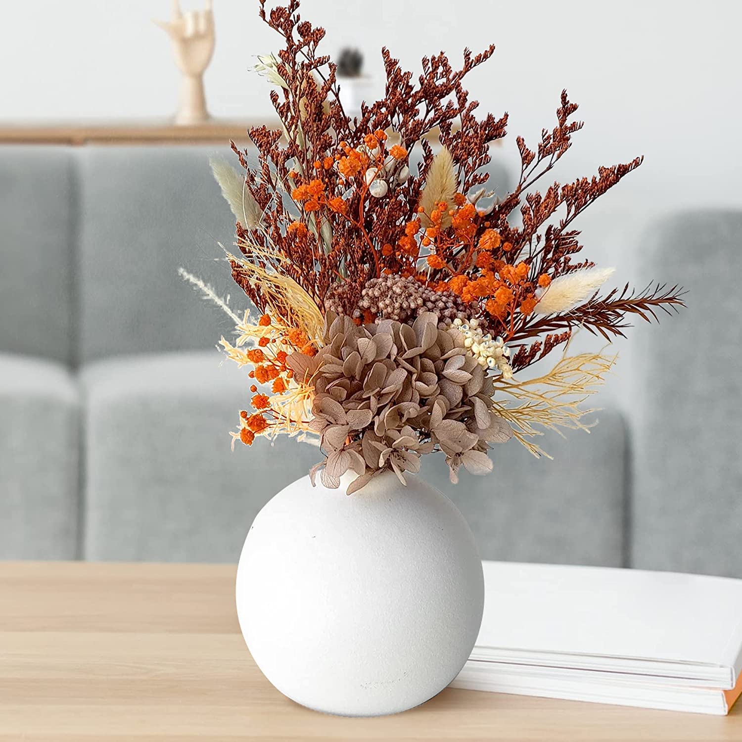 Matorino -Preserved Natural Bouquet, 25 stem Real Fresh Limonium Bellidifolium, Sea Lavender, Baby Breath Flowers, for Wedding Birthday, Home Décor, Gift, Rustic Holiday Décor.