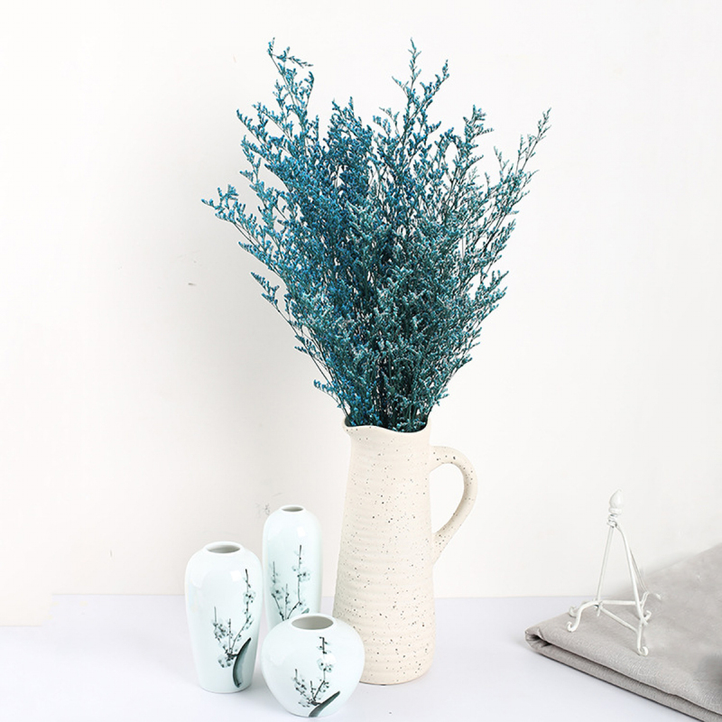 Matorino -Preserved Natural Bouquet, 25 stem Real Fresh Limonium Bellidifolium, Sea Lavender, Baby Breath Flowers, for Wedding Birthday, Home Décor, Gift, Rustic Holiday Décor.