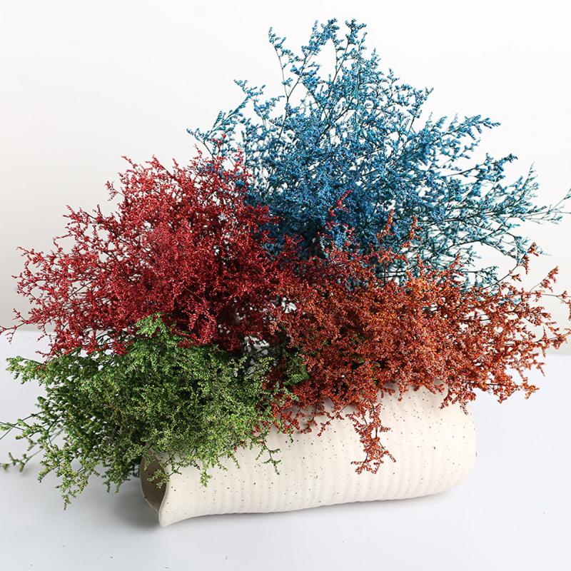 Matorino -Preserved Natural Bouquet, 25 stem Real Fresh Limonium Bellidifolium, Sea Lavender, Baby Breath Flowers, for Wedding Birthday, Home Décor, Gift, Rustic Holiday Décor.