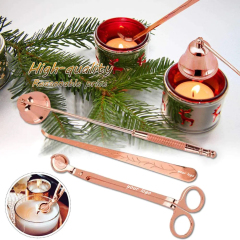 Matorino -3 in 1 Candle Accessory Set - Candle Wick Trimmer, Candle Wick Cutter, Candle Snuffer Extinguisher, Candle Wick Dipper with Gift Package for Candle Lovers.