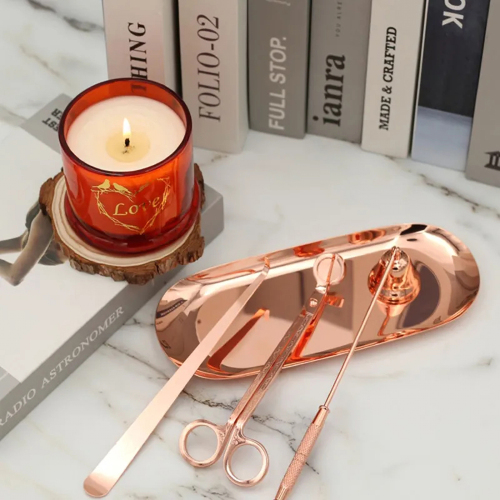 Matorino -3 in 1 Candle Accessory Set - Candle Wick Trimmer, Candle Wick Cutter, Candle Snuffer Extinguisher, Candle Wick Dipper with Gift Package for Candle Lovers.