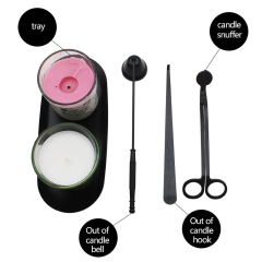 Matorino -3 in 1 Candle Accessory Set - Candle Wick Trimmer, Candle Wick Cutter, Candle Snuffer Extinguisher, Candle Wick Dipper with Gift Package for Candle Lovers.