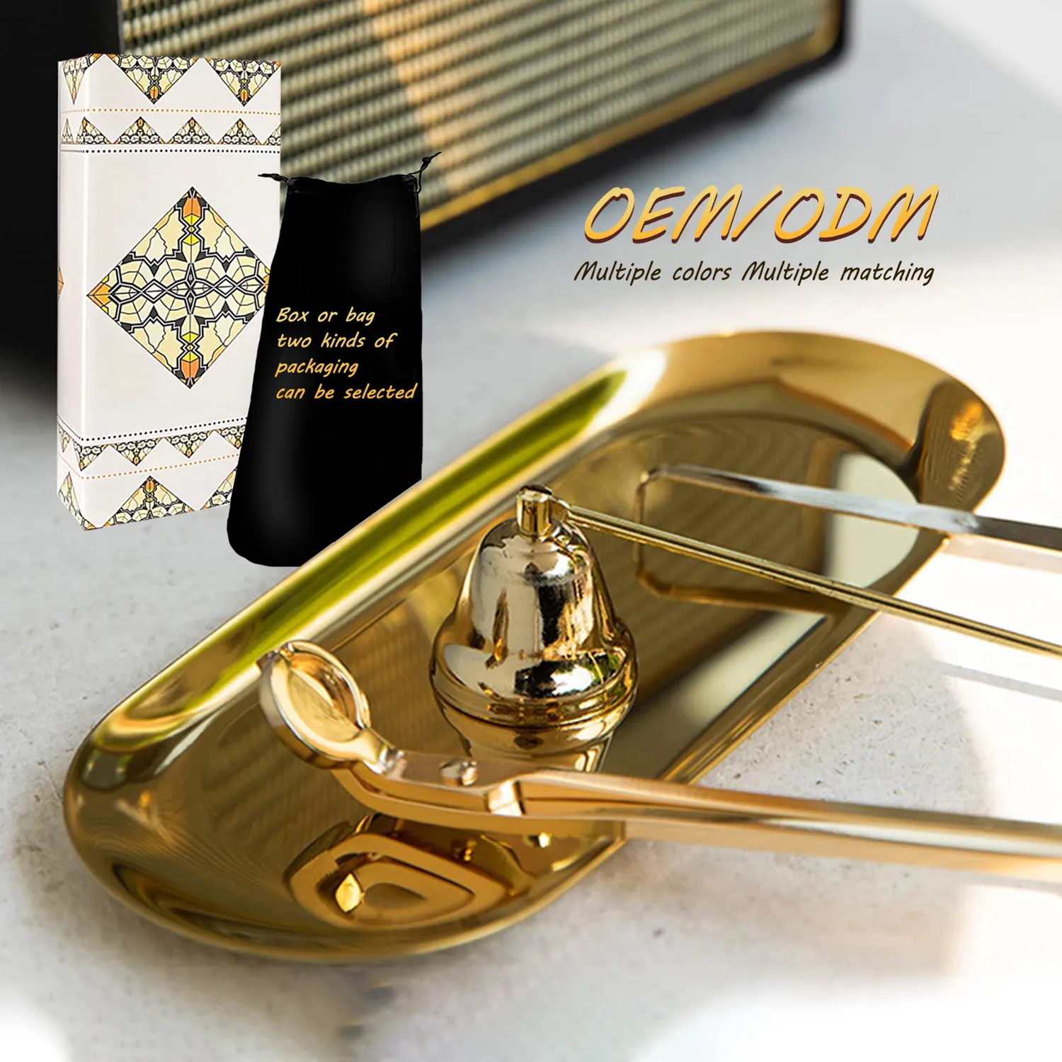 Matorino -3 in 1 Candle Accessory Set - Candle Wick Trimmer, Candle Wick Cutter, Candle Snuffer Extinguisher, Candle Wick Dipper with Gift Package for Candle Lovers.
