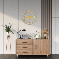 Matorino -Wall Clock Silent Non-Ticking Roman Numerals Battery Wall Clock for Living Room, Bedroom, Kitchen, Cafe Decor.