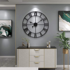 Matorino -Wall Clock Silent Non-Ticking Roman Numerals Battery Wall Clock for Living Room, Bedroom, Kitchen, Cafe Decor.