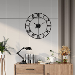 Matorino -Wall Clock Silent Non-Ticking Roman Numerals Battery Wall Clock for Living Room, Bedroom, Kitchen, Cafe Decor.