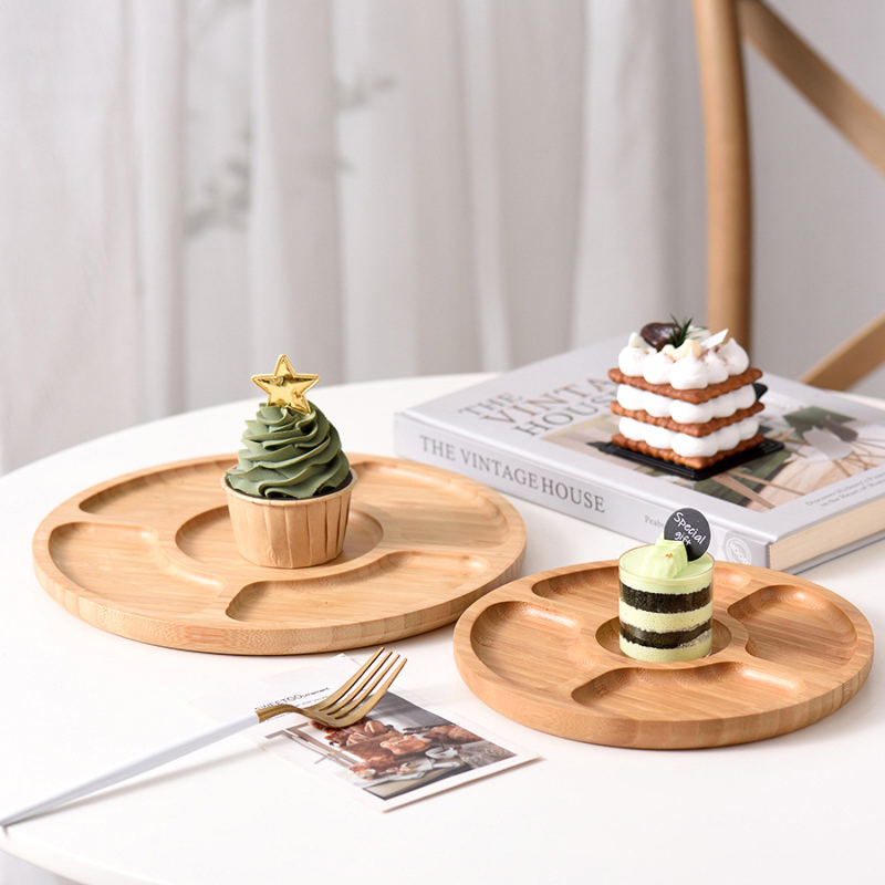 Matorino -Easter Decorations Tray/3-Tier Flower Shape Serving Tray-Wood Cake Stand Decorative Tray for Cupcake Cake Dessert Pastry and Birthday Decorations, Family Gatherings Easter Tea Parties Office Parties