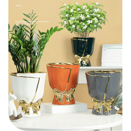 Matorino -Ceramic Pots for Plants, Rainbow Pearl Glaze Planter with Drainage Hole. Indoor-Outdoor Large Round Succulent Orchid Flower Pot.