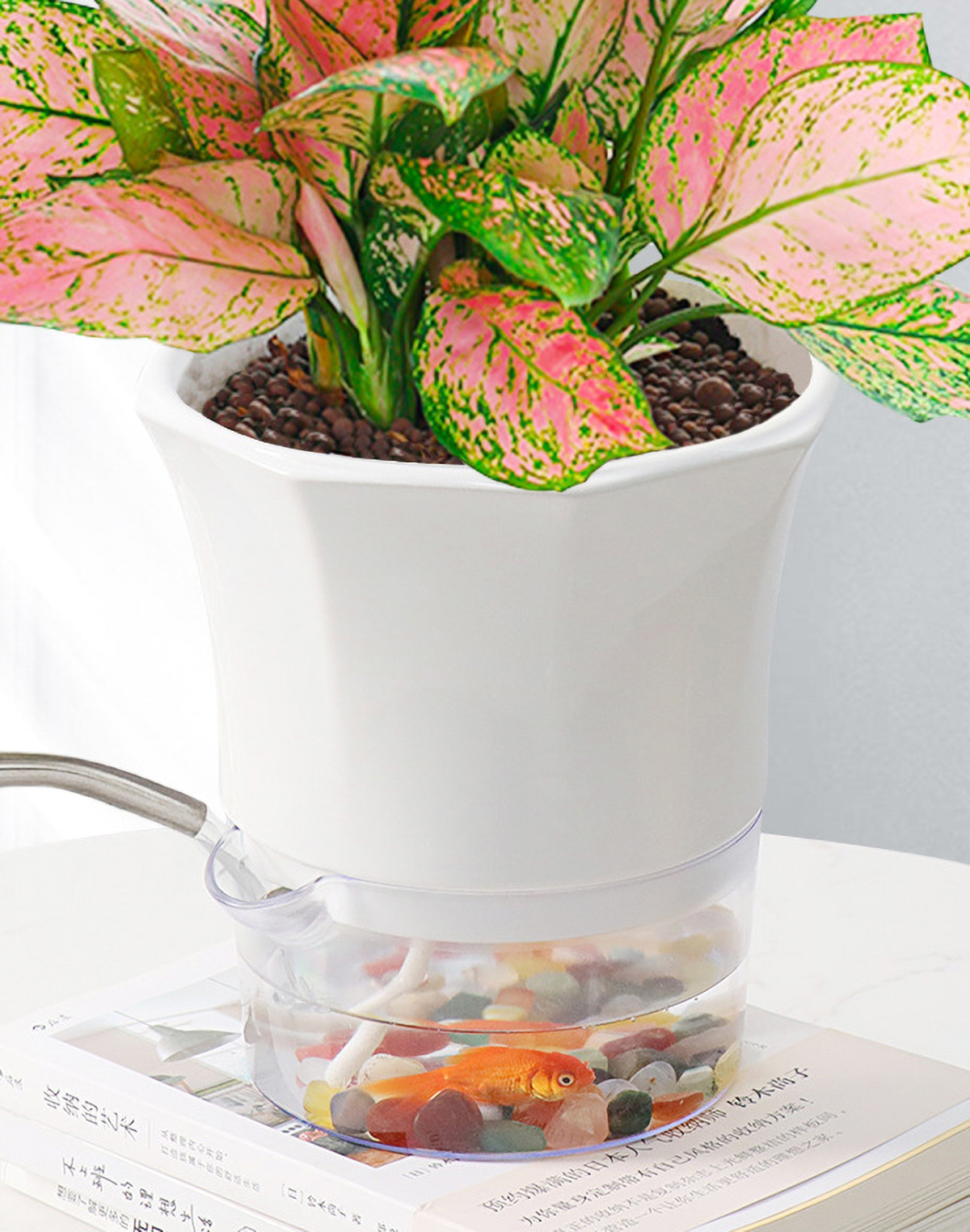 Matorino -Self Watering Planters, Self Watering Pots for Indoor Plants Wicking Pots, Modern Decorative Planter Pot for House Plants, Aloe, Herbs, African Violets, Succulents.
