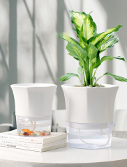 Matorino -Self Watering Planters, Self Watering Pots for Indoor Plants Wicking Pots, Modern Decorative Planter Pot for House Plants, Aloe, Herbs, African Violets, Succulents.