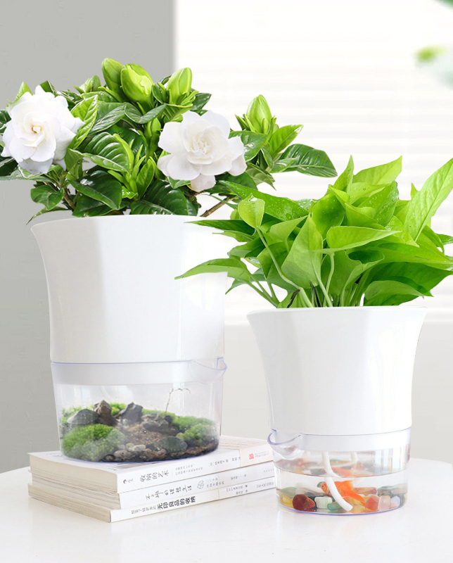Matorino -Self Watering Planters, Self Watering Pots for Indoor Plants Wicking Pots, Modern Decorative Planter Pot for House Plants, Aloe, Herbs, African Violets, Succulents.