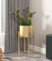 Matorino -Plant Stand With Plant Pot, Mid Century Modern Metal Pot Stand, Indoor Flower Potted, Plant Holder ,Plants Display Rack.