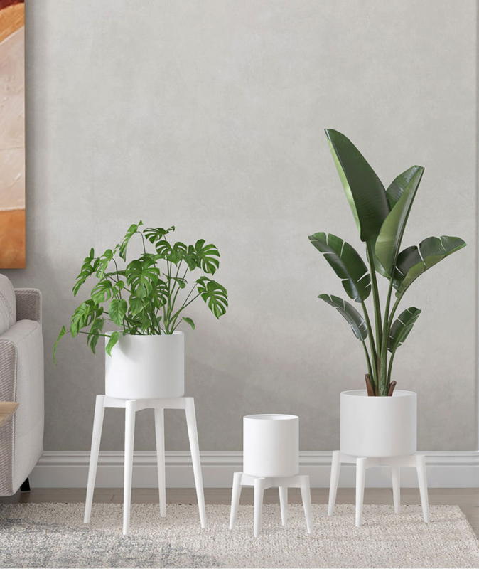 Matorino -Planter Pot with Stand, Mid-Century Tall Plant Pot with Legs for Indoor Plants.