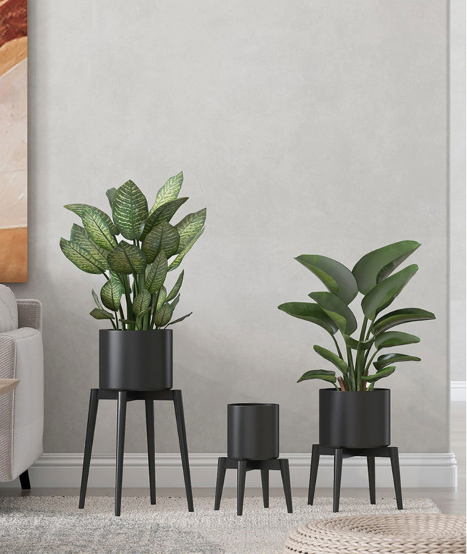 Matorino -Planter Pot with Stand, Mid-Century Tall Plant Pot with Legs for Indoor Plants.
