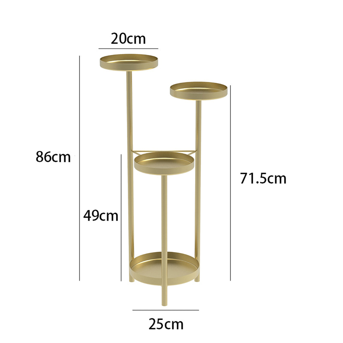 Matorino -Metal Plant Stand Shelf for Indoor Outdoor Plants Multiple, 3 Tier 4 Tier Tall Tiered Flower Pot Holder Stands for Corner, Vertical Plant Rack Planter Shelves Organizer Decoration for Patio, Living Room, Balcony.