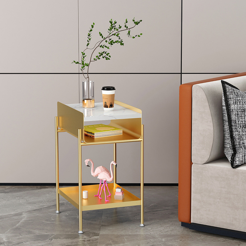 Matorino -Small Bed Side Table for Small Spaces,Mid Century Modern Nightstand End Table with Storage, Book Table for Bedroom Living Room.