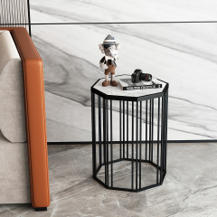 Matorino -Side Table Round Metal End Table Sofa Table Modern Side Table, Flower Stand Lamp Table Bedside Tables for Living Room, Entryway Corner Table.