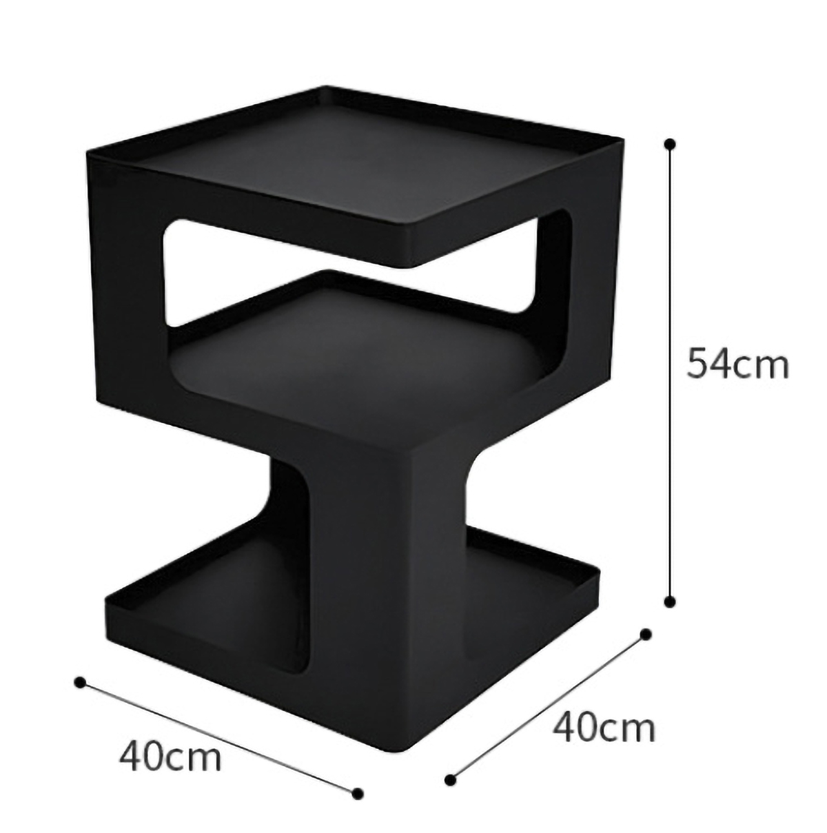Matorino -Bedside Cabinets, Aesthetic Design Bed Side Table Simple Iron Nightstand, Modern Creative Corner Side Table for Bedroom, Study, Bar, Hotel.