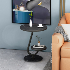 Matorino -Luxury Marble End Table Decor, Round Coffee Table for Home & Living Room, Gold Coffee Table, Outdoor & Indoor Furniture.
