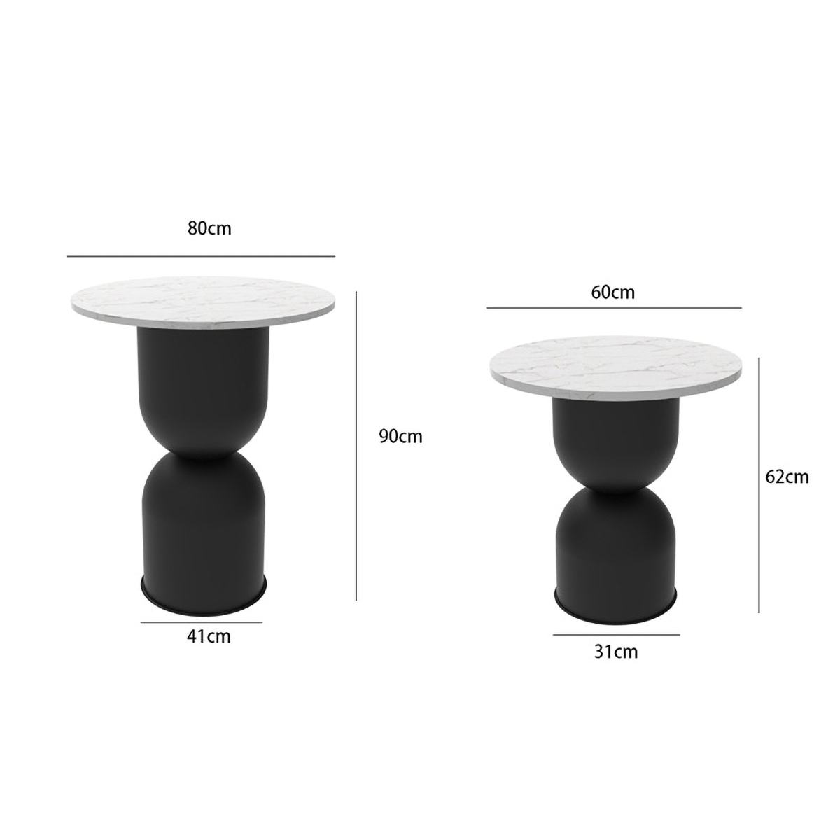 Matorino -Nordic Creative Side Table, Modern Ins Living Room Small round Table, Sofa Small Coffee Table, Side Cabinet, round Iron Corner Table.