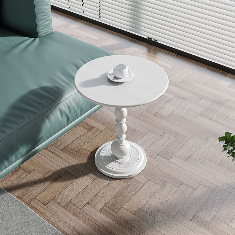 Matorino -Simple Iron Side Table, Living Room Sofa Round Table, Small Apartment Coffee Table, Metal Material， Assemble And Install